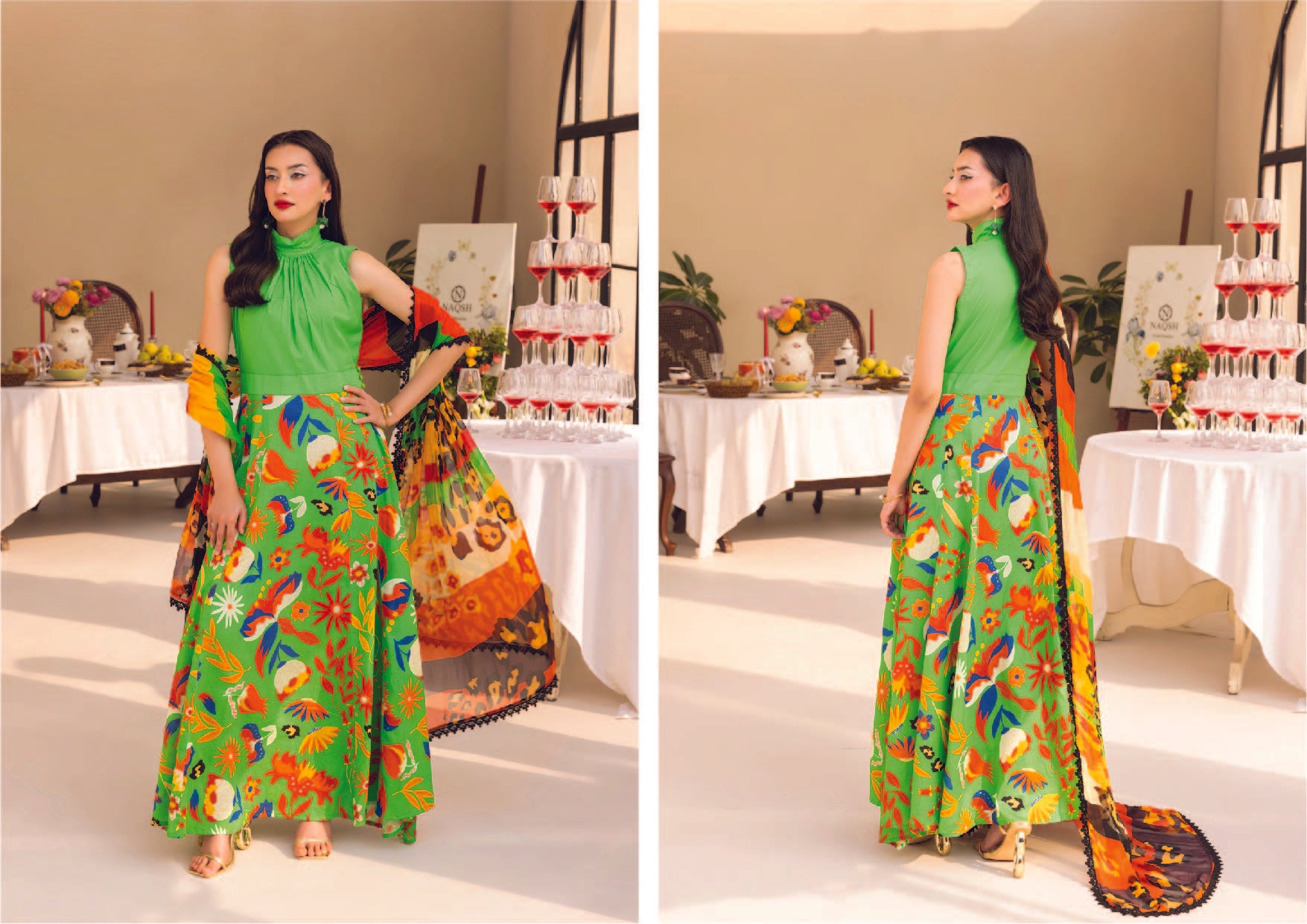 Unstitched 3-Piece Lawn Suit (Summer '25)