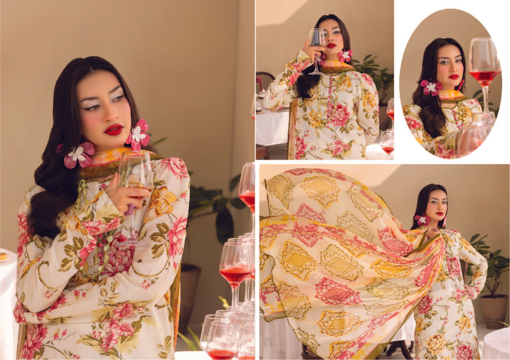 Unstitched 3-Piece Lawn Suit (Summer '25)