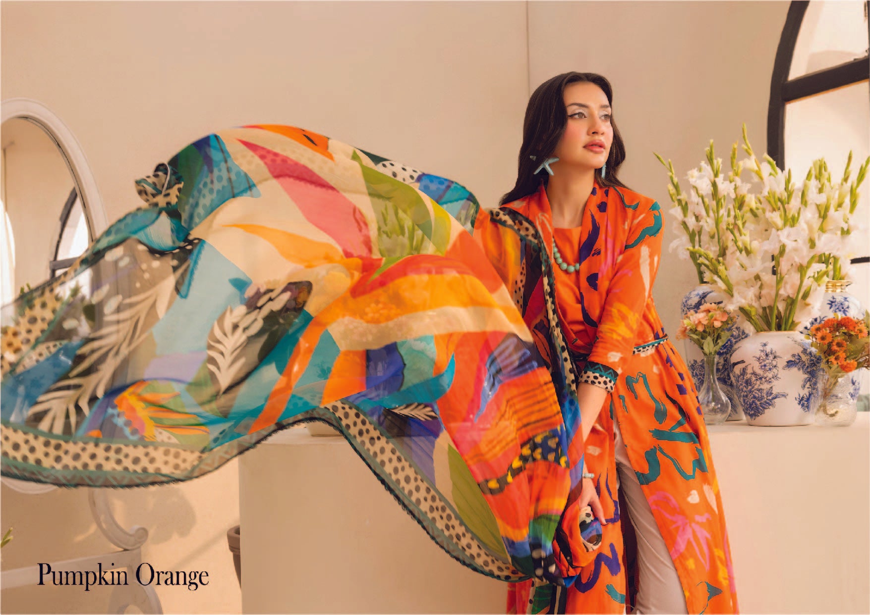 Unstitched 3-Piece Lawn Suit (Summer '25)