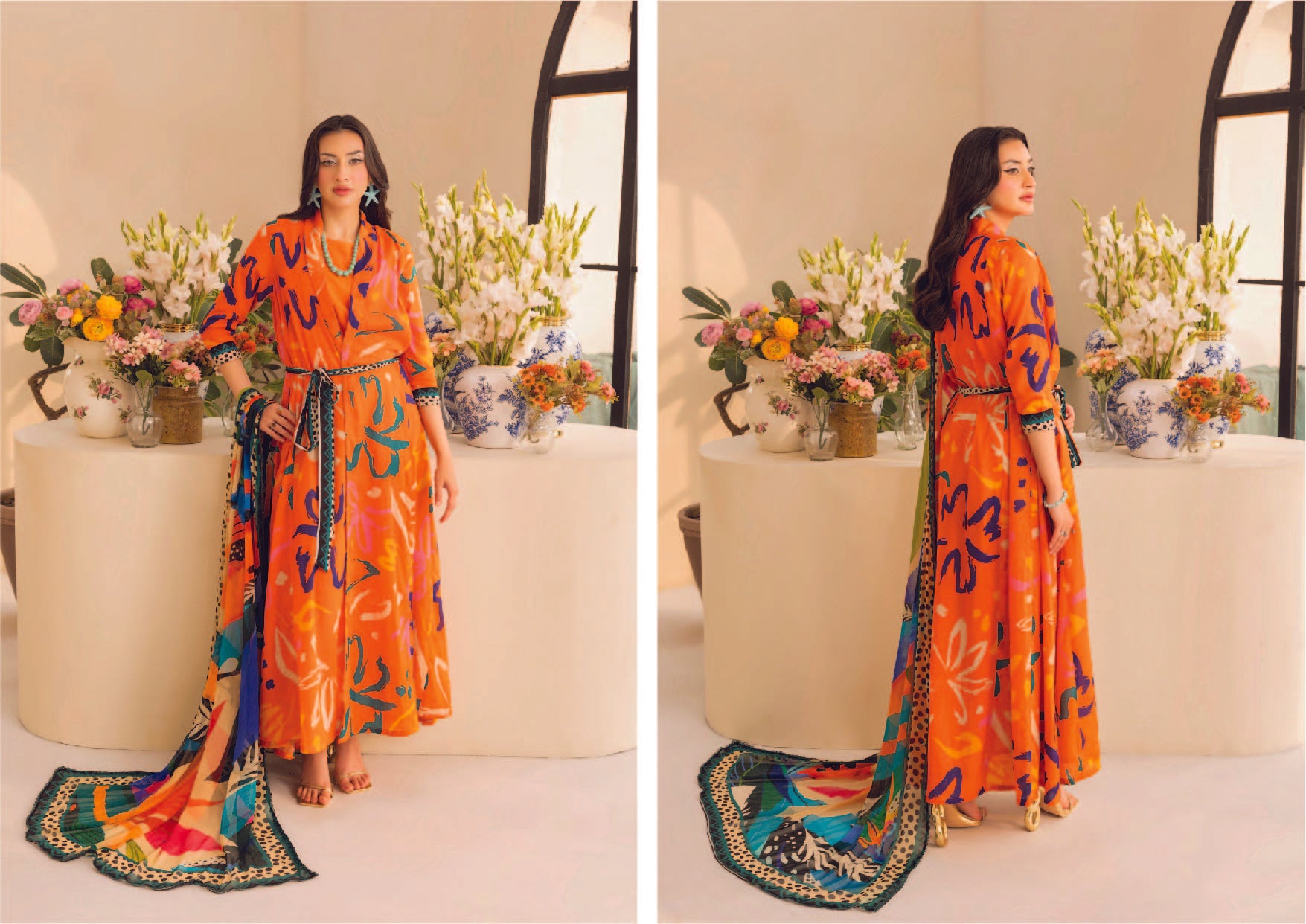 Unstitched 3-Piece Lawn Suit (Summer '25)