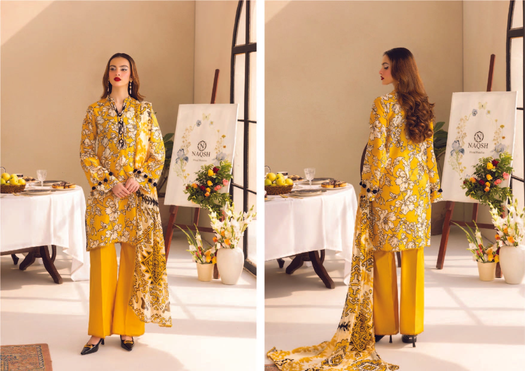 Unstitched 3-Piece Lawn Suit (Summer '25)